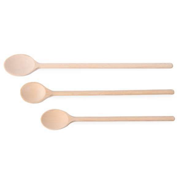 Houten lepel - set van 3