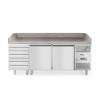 Arktic Pizzawerkbank met 2 deuren & 7 lades kopen of bestellen in een verkooppunt & webshop met de beste prijs-kwaliteit voor horeca materiaal