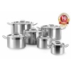 Kookpan middel - met deksel, HENDI, Profi Line, 10L, ø280x(H)170mm - Afbeelding 2