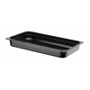 Container GN 1/1 zwart polycarbonaat, HENDI, Profi Line, GN 1/1, 9L, Zwart, 530x325x(H)65mm - Afbeelding 2