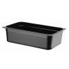 Container GN 1/1 zwart polycarbonaat, HENDI, Profi Line, GN 1/1, 9L, Zwart, 530x325x(H)65mm - Afbeelding 4