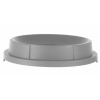 Open deksel voor ronde afvalbak, AmerBox, past op 691038, Lichtgrijs, ⌀570x(H)135mm - Afbeelding 2