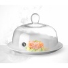 Glazen stolp met ventilatieopening, HENDI, Serveerstolp, ⌀260x(H)174mm - Afbeelding 3