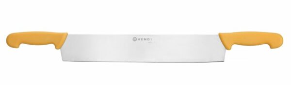 Kaasmes met dubbele handgreep, HENDI, Geel, (L)655mm