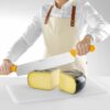 Kaasmes met dubbele handgreep, HENDI, Geel, (L)655mm - Afbeelding 2