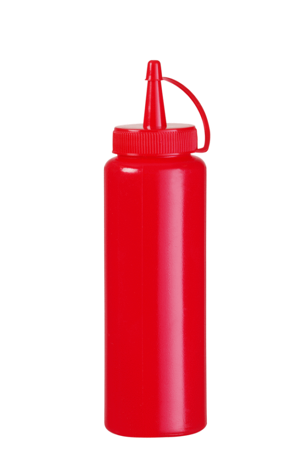 Dispenser flacon, HENDI, 0,7L, Rood, ø70x(H)240mm