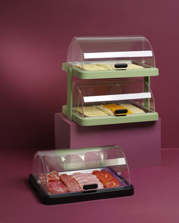 Rolltop-presentatie gekoeld, HENDI, 440x320x(H)205mm - Afbeelding 4