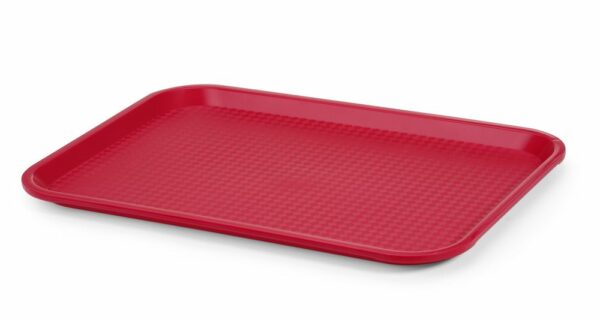 Fastfood dienbladen medium, HENDI, Rood, 305x415x(H)20mm
