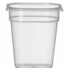 Container GN 1/6 polypropyleen, HENDI, Profi Line, GN 1/6, 3,4L, Transparant, 176x162x(H)200mm