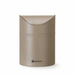 Tafelformaat prullenbak met schommeldeksel - Hendi