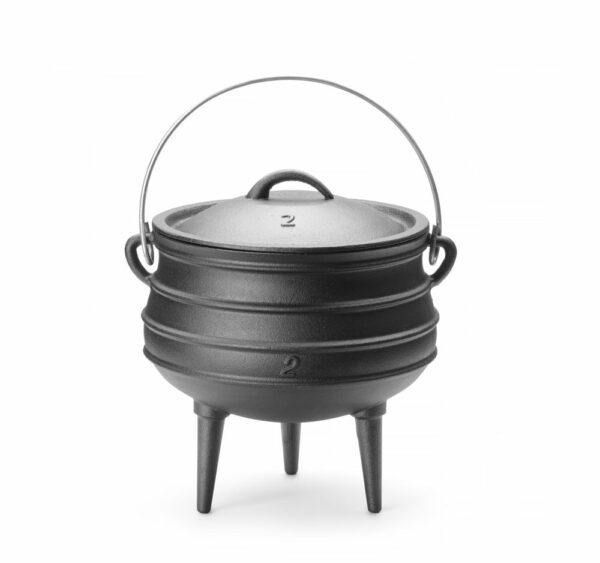 Gietijzeren pan, HENDI, Zwart, ⌀245x(H)280mm - Afbeelding 2