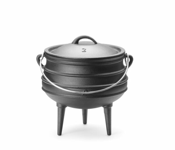 Gietijzeren pan, HENDI, Zwart, ⌀245x(H)280mm