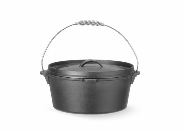 Gietijzeren pan, HENDI, 7,2L, Zwart, ⌀310x(H)155mm - Afbeelding 2