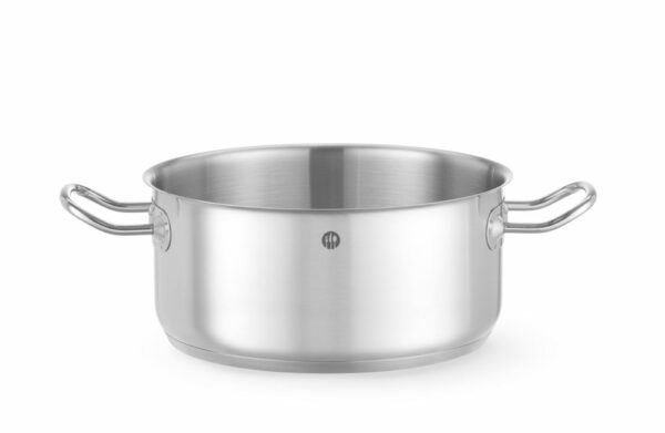 Kookpan laag - zonder deksel, HENDI, Kitchen Line, 4,9L, ø240x(H)110mm