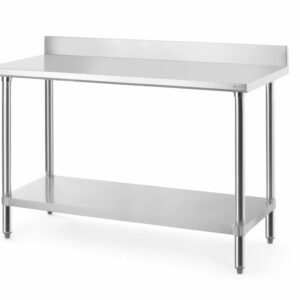 Werktafel met spatrand - Hendi