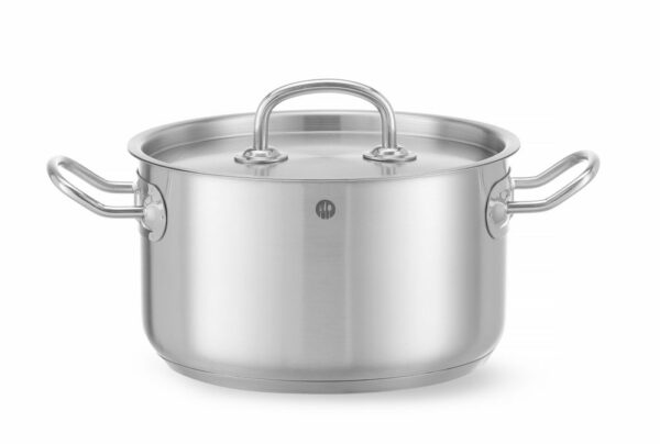 Kookpan middel - met deksel, HENDI, Kitchen Line, 3,5L, ø200x(H)115mm
