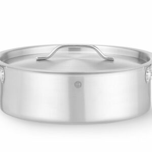 Laag kookpan - met deksel - Hendi