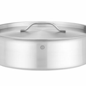 Laag kookpan - met deksel - Hendi