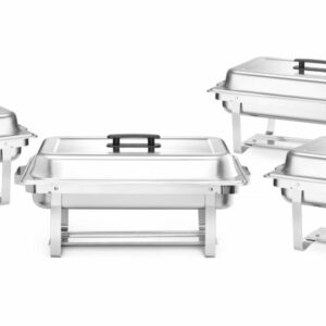 HENDI Chafing Dish set van 4 GN 1/1 | Horecakeuken