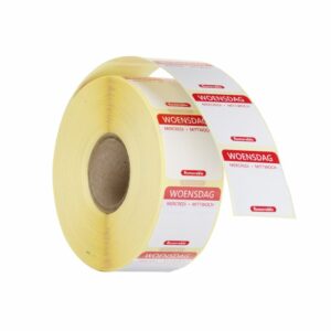 Voedselveiligheid dagstickers, herbruikbaar - Hendi