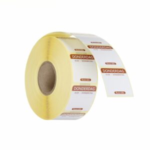 Voedselveiligheid dagstickers, herbruikbaar - Hendi