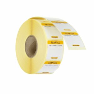 Voedselveiligheid dagstickers, herbruikbaar - Hendi