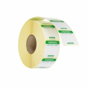 Voedselveiligheid dagstickers, herbruikbaar - Hendi